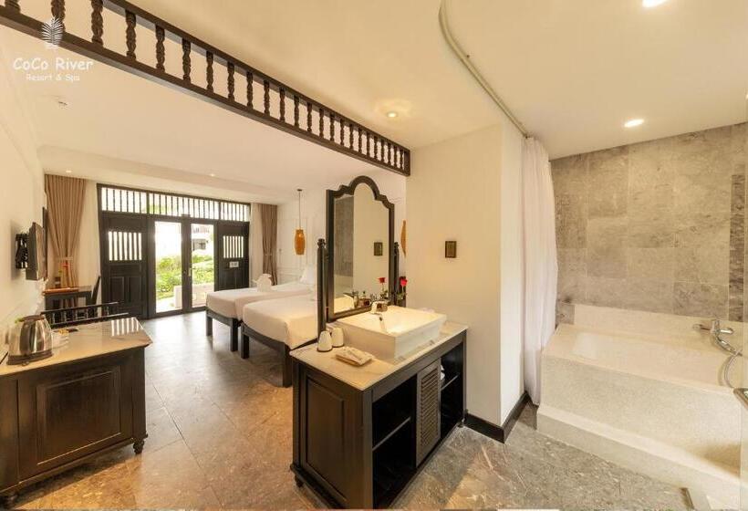 اتاق استاندارد با چشم‌انداز باغ, Hoi An Coco River Resort & Spa