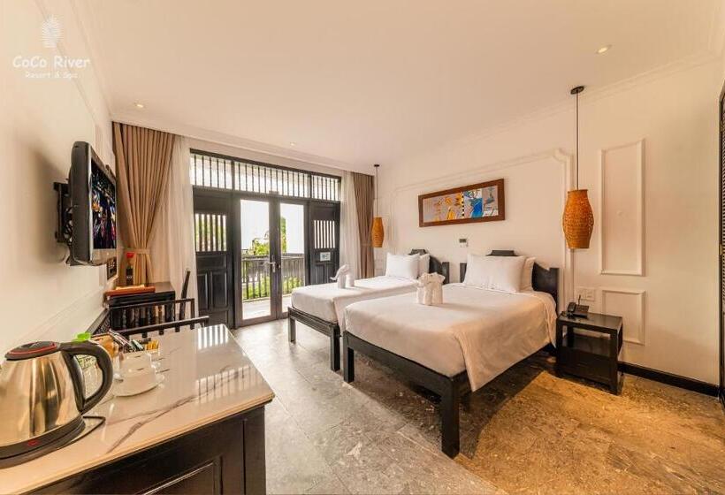 اتاق استاندارد با چشم‌انداز باغ, Hoi An Coco River Resort & Spa