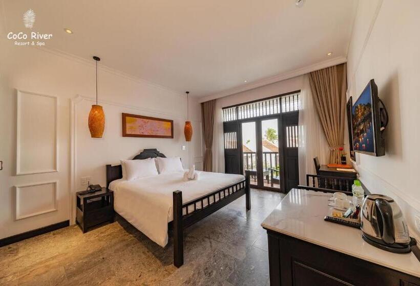 اتاق استاندارد با چشم‌انداز استخر, Hoi An Coco River Resort & Spa