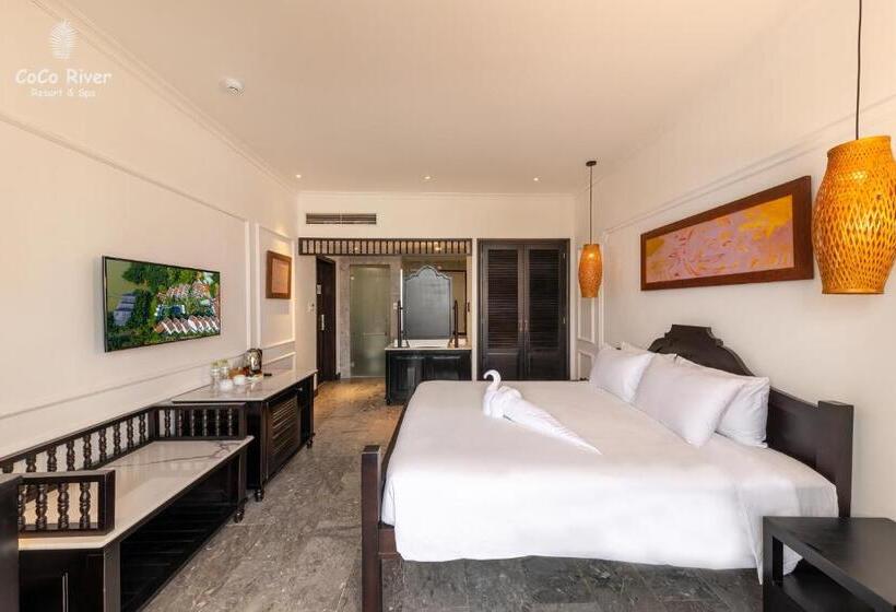 اتاق استاندارد با چشم‌انداز استخر, Hoi An Coco River Resort & Spa