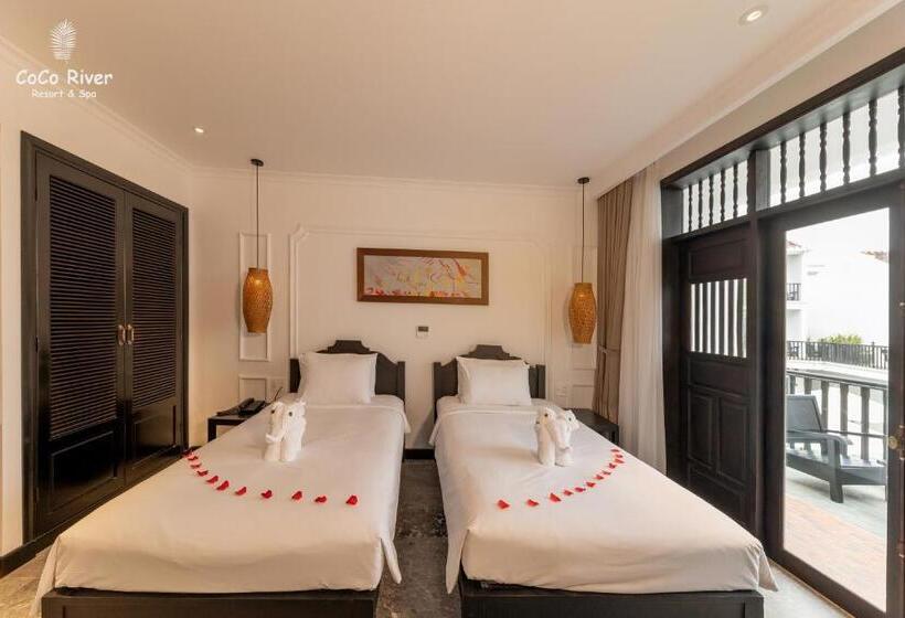 اتاق استاندارد با چشم‌انداز استخر, Hoi An Coco River Resort & Spa