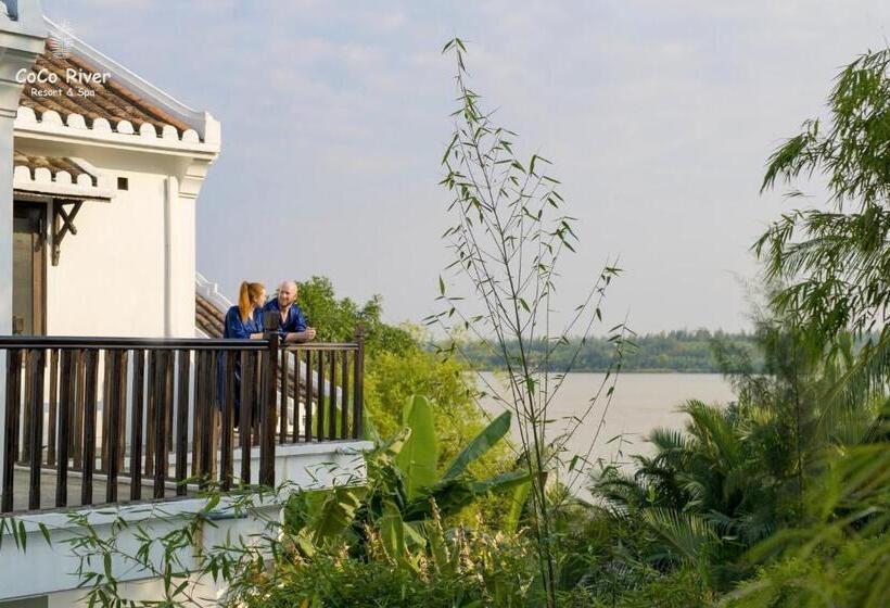 اتاق لوکس با چشم‌انداز دریا, Hoi An Coco River Resort & Spa
