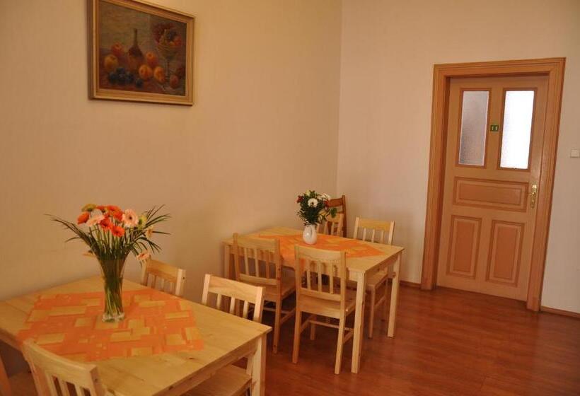 标准三人间共用浴室, Hostel Děčín