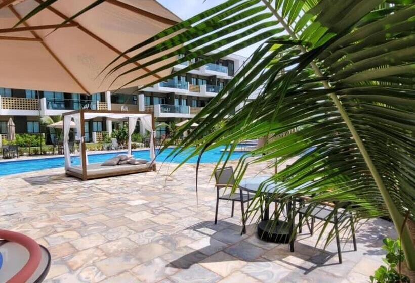 带2个卧室的公寓, Flat Mana Beach Muro Alto
