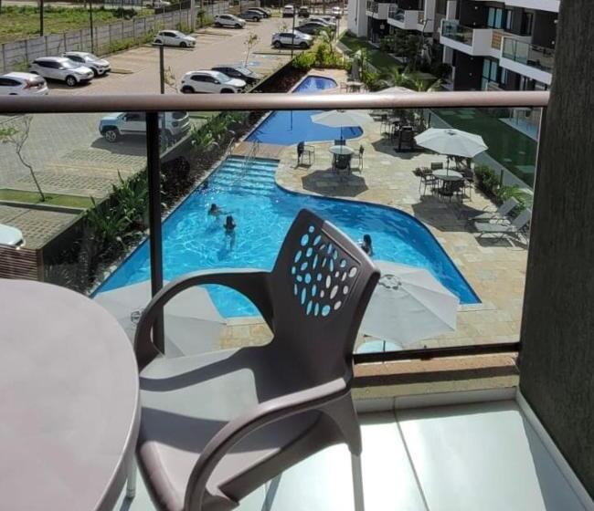 带2个卧室的公寓, Flat Mana Beach Muro Alto