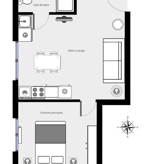 Апартаменты 1 Спальня Вид на Бассейн, Les Suites De L Alvertonne