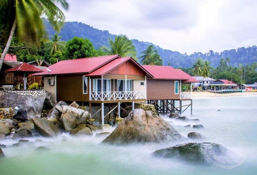 바다 전망 디럭스 3인룸, Salang Indah Tioman