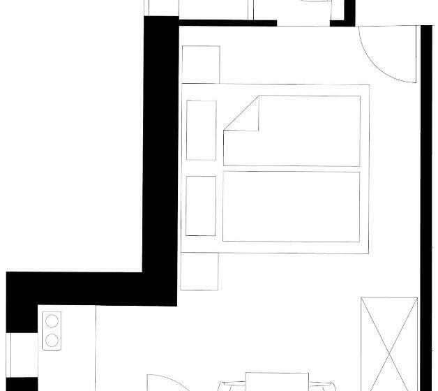 带1个卧室的高级公寓, Casa Las Caglias