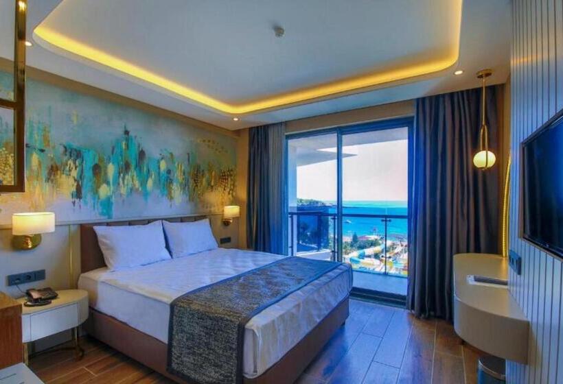 اتاق استاندارد سه تخته با بالکن, Seaphoria Beach Hotel & Spa   By Mir Amor Ultra All Inclusive
