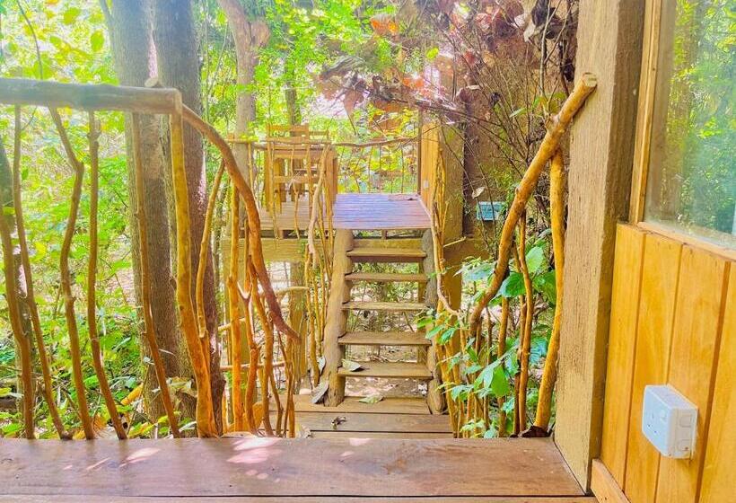 Трехместный Номер Стандарт с Балконом, Habarana Tree House Ambasewana Resort