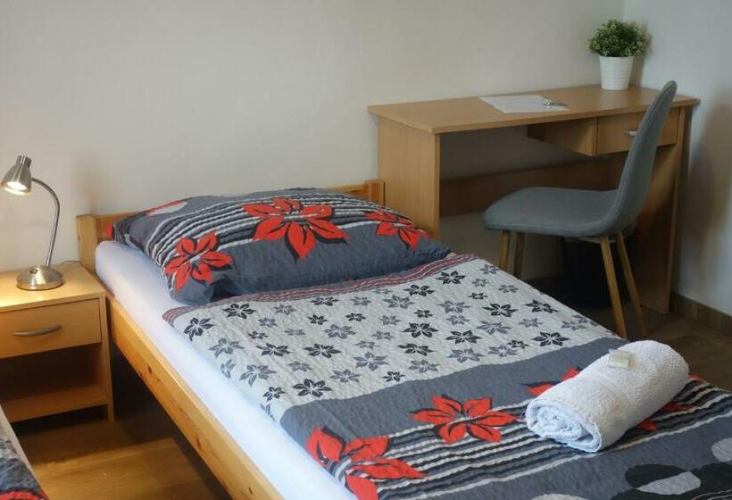 اتاق استاندارد با سرویس بهداشتی مشترک, Hostel Bed   Breakfast Brno