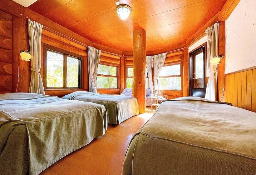 Трехместный Номер Deluxe, Hakuba Pension & Log Hotel Meteor