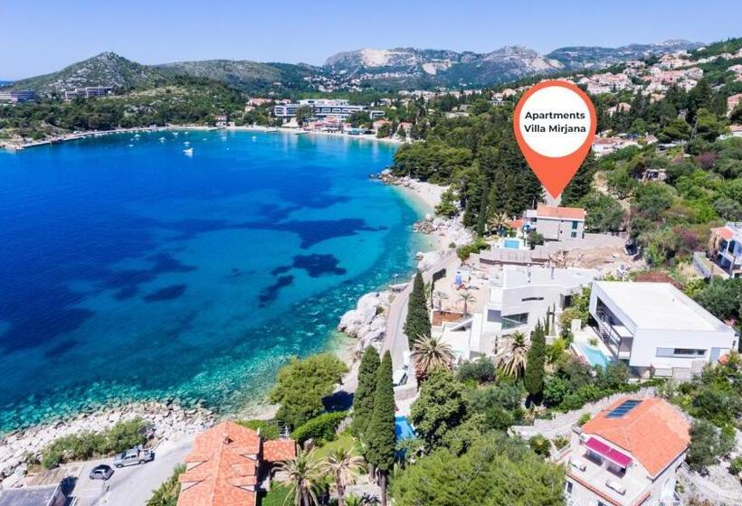 Апартаменты 1 Спальня Боковой Вид на Море, Apartments Villa Mirjana