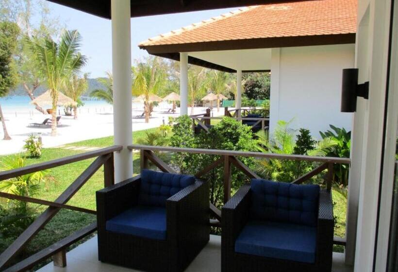带花园景观和一个卧室的别墅, Saracen Bay Resort