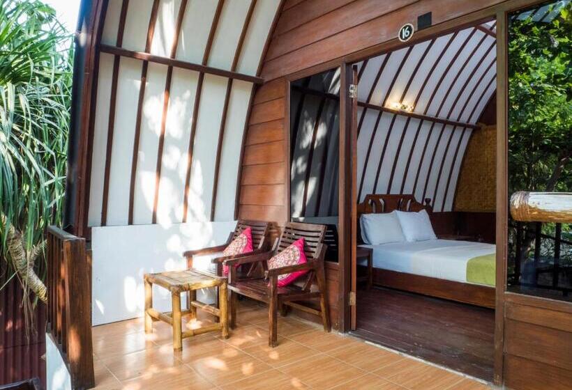 Бунгало Deluxe, Gili Turtle Beach Resort