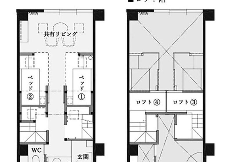 4인용 스탠다드 룸, Hishino Onsen Tokiwakan