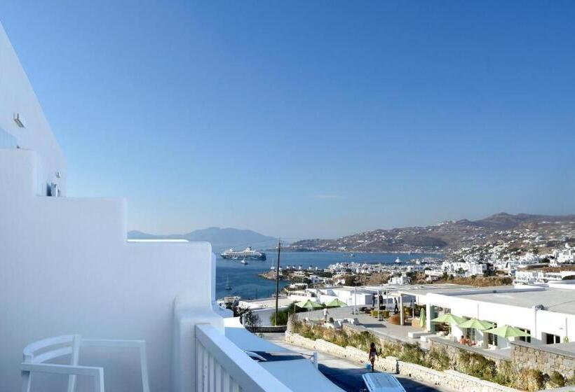 Полулюкс Боковой Вид на Море, Myconian Korali Relais & Chateaux