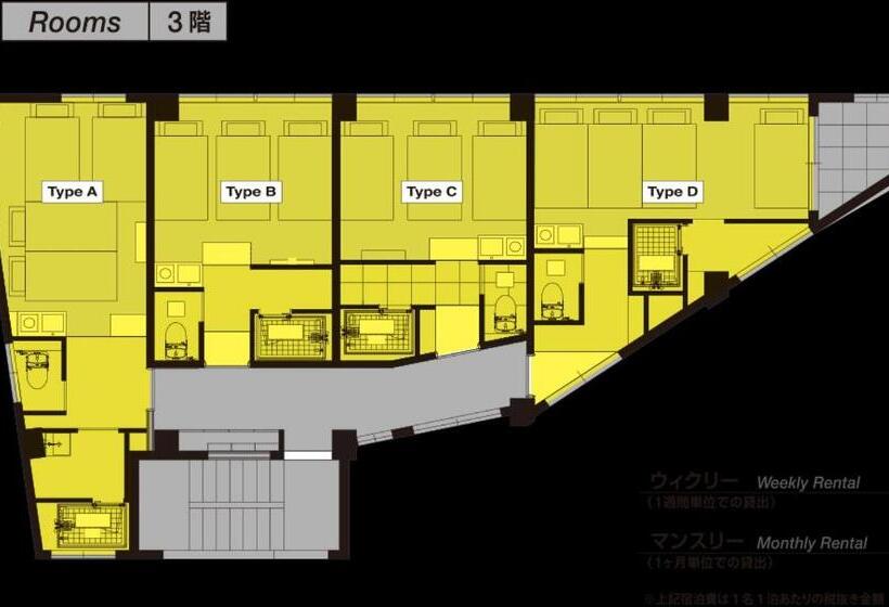 اتاق استاندارد سه نفره, Guest House Golden Mile Hostel