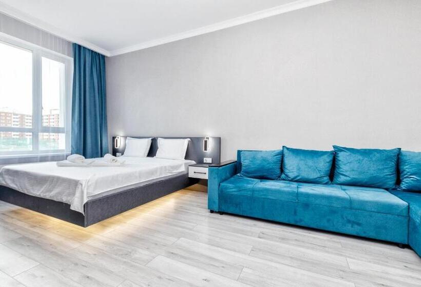 آپارتمان سوپریور 2 خوابه, Tengri City Jassyl, апарт номер 2 х комнатная