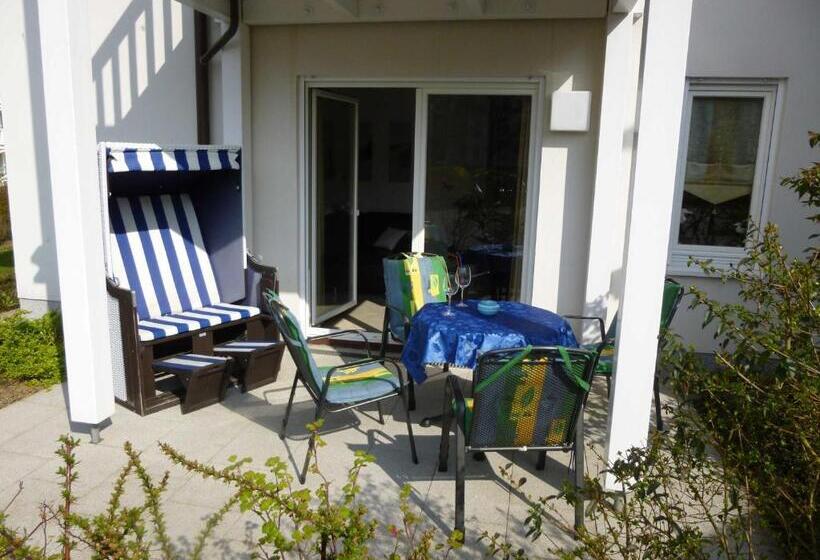 带1个卧室的带阳台的公寓, Residenz Strandkrone 02