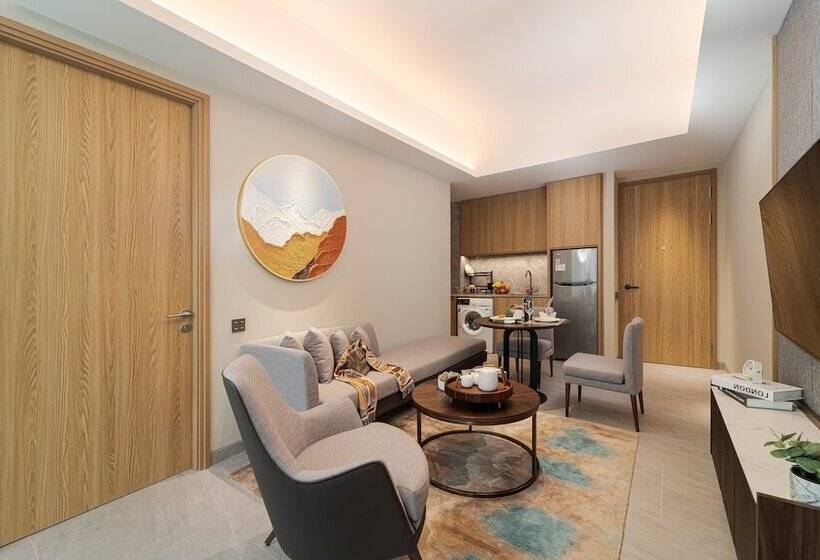 Апартаменты Премиум 1 Спальня, Oakwood Hotel & Apartments Grand Batam