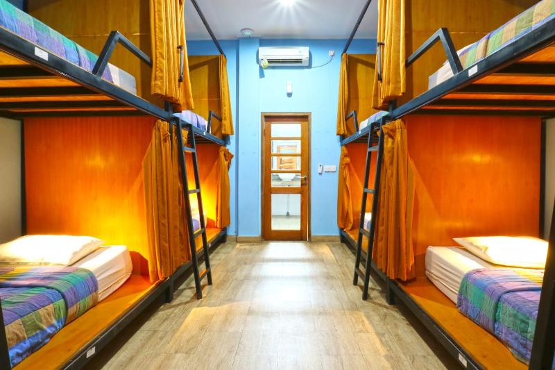Кровать в Общей Комнате, New Ubud Hostel