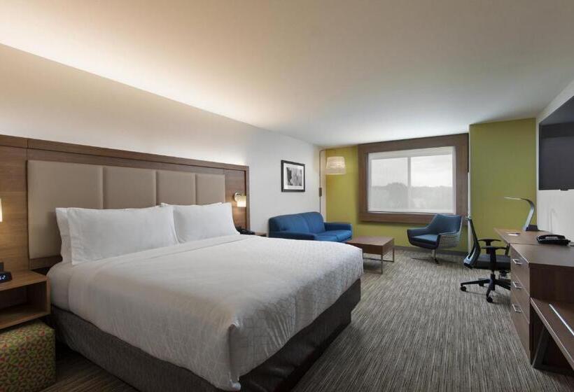 带大床的套房, Holiday Inn Express & Suites   Portland Airport   Cascade Stn, An Ihg