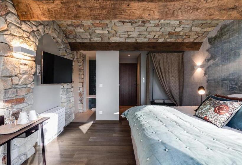 חדר דלוקס נוף לגינה, B&b La Villa D'olne