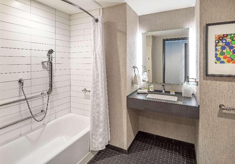 스탠다드 룸 킹사이즈 침대, Hilton Des Moines Downtown