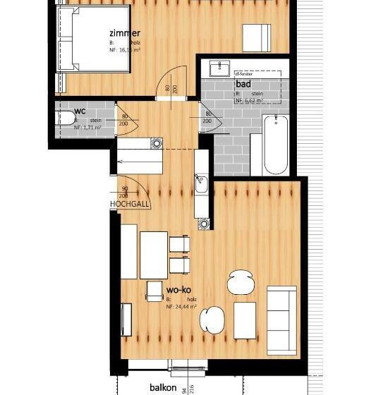 Апартаменты 1 Спальня с Видом, Zollhaus St Jakob Im Defereggental
