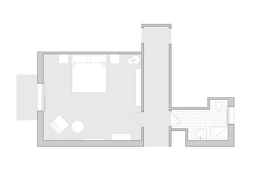 Standard room with outdoor bath, Terzopiano