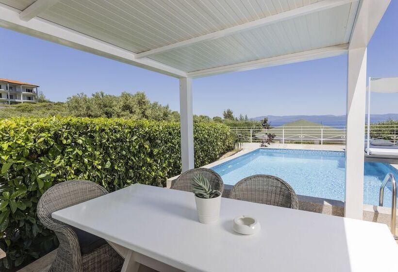 オーシャンビューのデラックス１ベッドルームビラ, Villa D Oro   Luxury Villas & Suites
