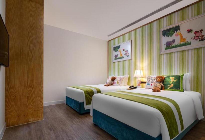 침실 2개 스위트, Mangrove Tree Resort World Sanya Bay  Elader Palm Tower