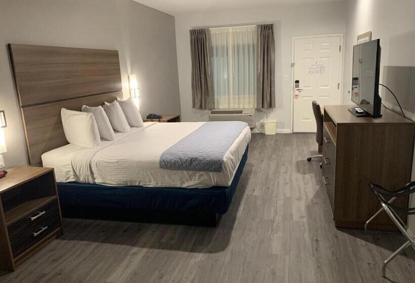 身障者適用キングサイズベッドルーム, Americas Best Value Inn & Suites Porter North Houston