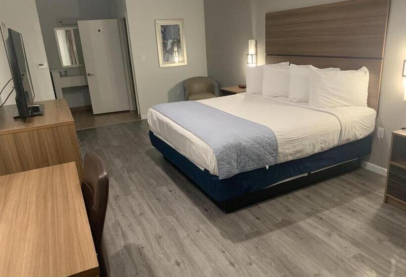 Номер Стандарт Кровать Кинг Адаптированный для Инвалидов, Americas Best Value Inn & Suites Porter North Houston
