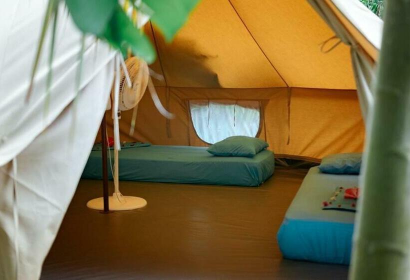 스탠다드 4인용 룸 공용 욕실, Rio Hostel Buritaca