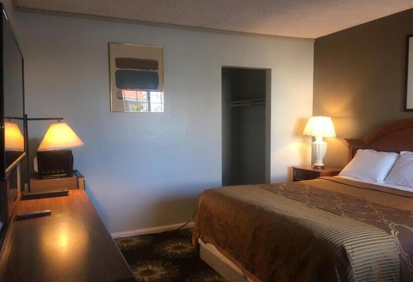 带大床的标准间, Villa Park Motel