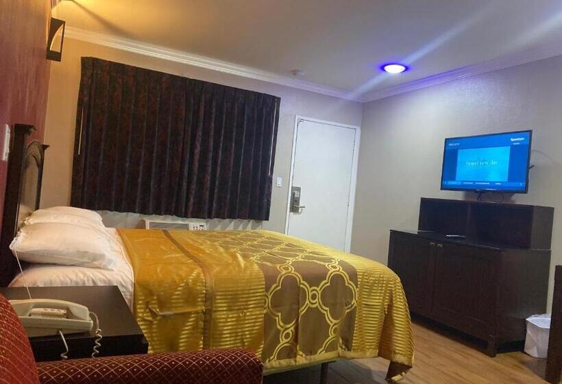 带大床的标准间, Villa Park Motel