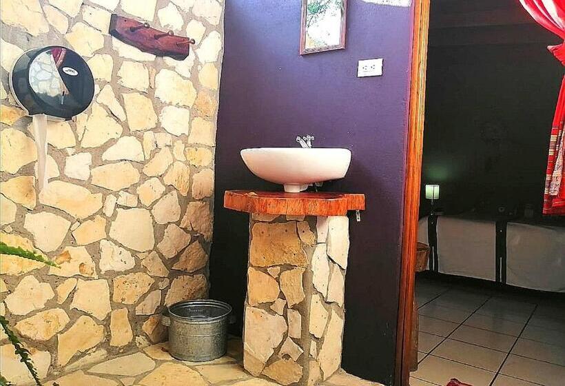 اتاق استاندارد چهارنفره با چشم‌انداز باغ, Alice Guesthouse