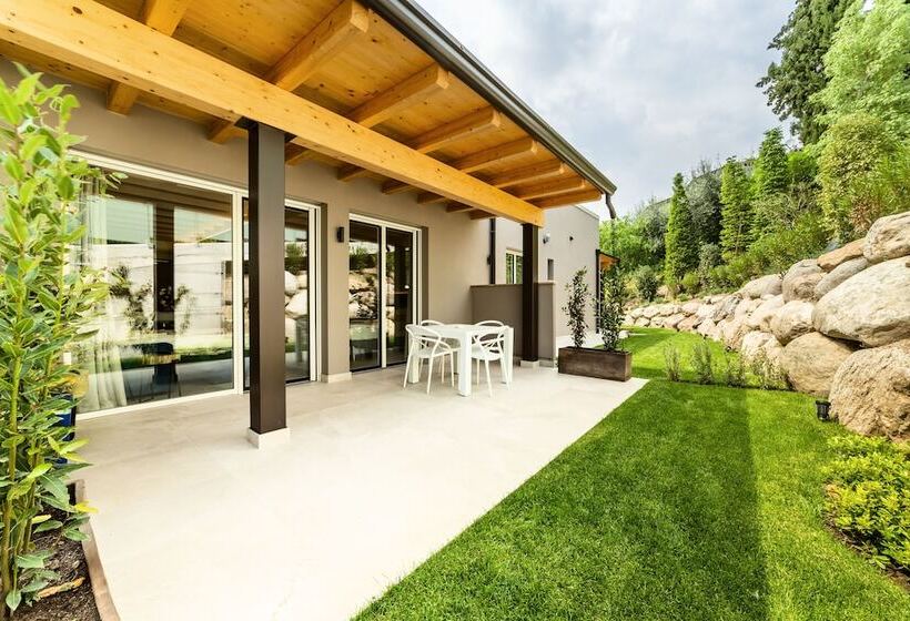 庭の見える１ベッドルームアパートメント, Lamasu Rioverde   Lago Di Garda