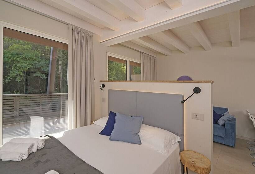 １ベッドルームのデラックスアパートメント, Lamasu Rioverde   Lago Di Garda