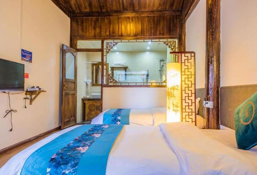 Номер Стандарт Вид на Сад, Lijiang Three Wells Inn