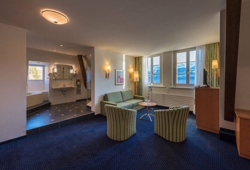 سوییت جونیور با چشم‌انداز دریاچه, Parkhotel Gunten – Beach & Spa