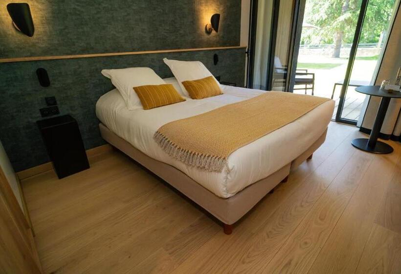 Comfort room with terrace, Auberge De La Caillère
