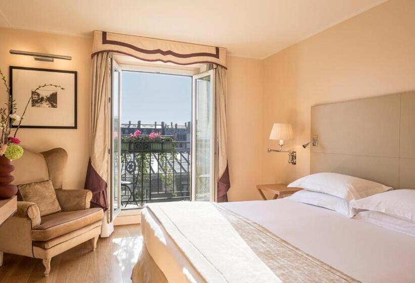 اتاق لوکس با بالکن, Castille Paris – Starhotels Collezione