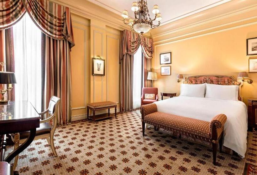 带城市景观和大床的豪华房间, Grande Bretagne, A Luxury Collection Hotel, Athens