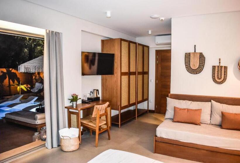 ویلای یک اتاق خوابه با استخر شنا, Mandraki Village Boutique