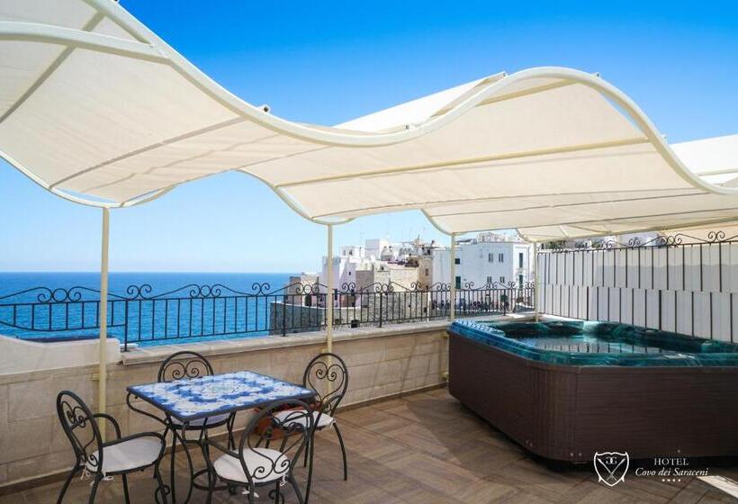 Deluxe Zimmer mit Meerblick, Covo Dei Saraceni