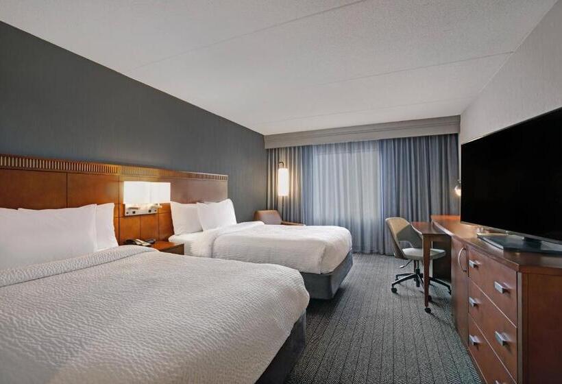 ２ダブルベッドのスタンダードルーム, Courtyard Chicago Elmhurst/oakbrook Area