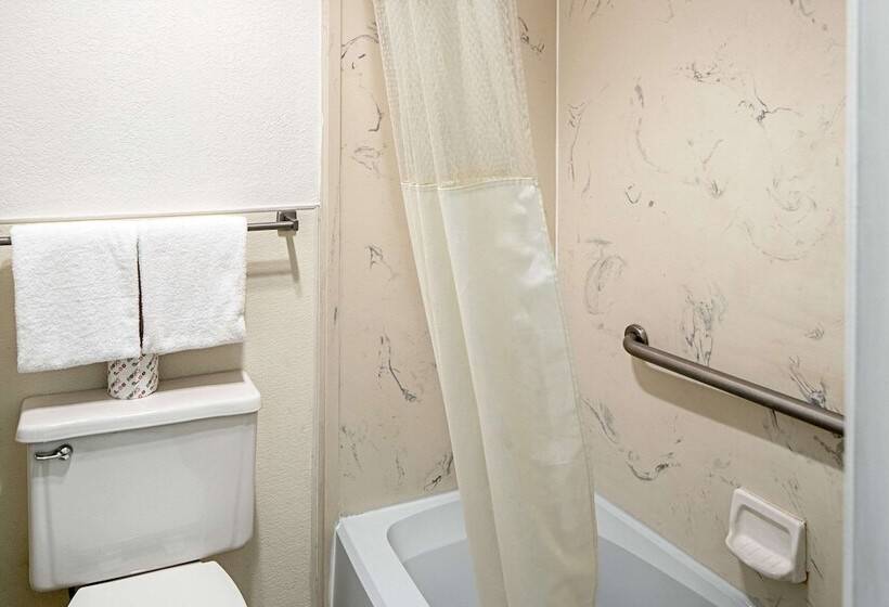 带2个双人床的标准工作室, Rodeway Inn At Nevada State Capitol